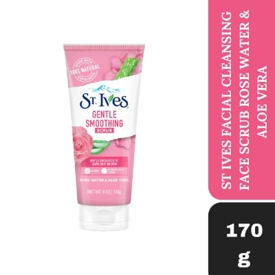 Picture of St. Ives Facial Cleanser Face Scrub Rose Water & Aloe Vera 170gm
