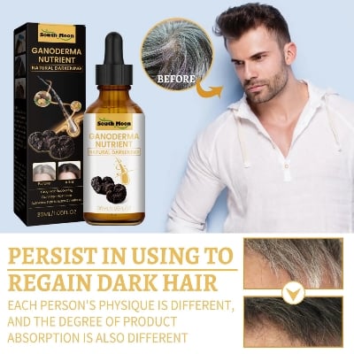 Picture of South Moon Ganoderma Nutrient - Natural Darkening Hair Serum (30ml / 1.05 fl oz)