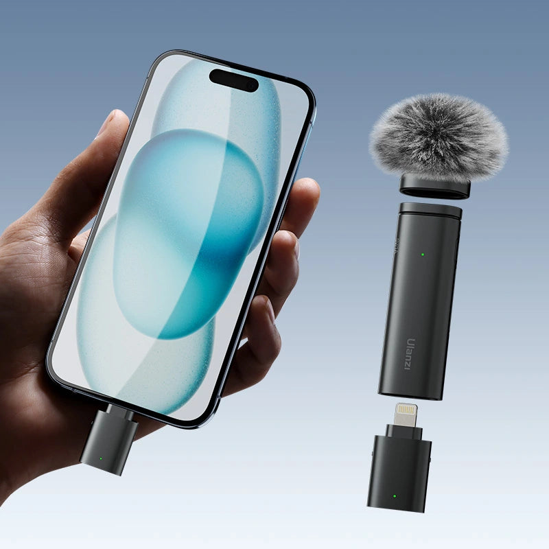Picture of Ulanzi WM-10 Wireless Clip-on Microphone for Smartphone or Tablet