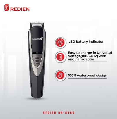 Picture of REDIEN RN-8197 13in1 Waterproof Rechargeable Smart Trimmer with LED Display - 1 piece ( Black )