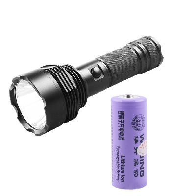 Picture of WASING High Drain ICR 26650 3.7V 5000mAh Lithium-ion Rechargeable Battery - Perfect for Torches and Flashlights - 1 Piece ( Purple )