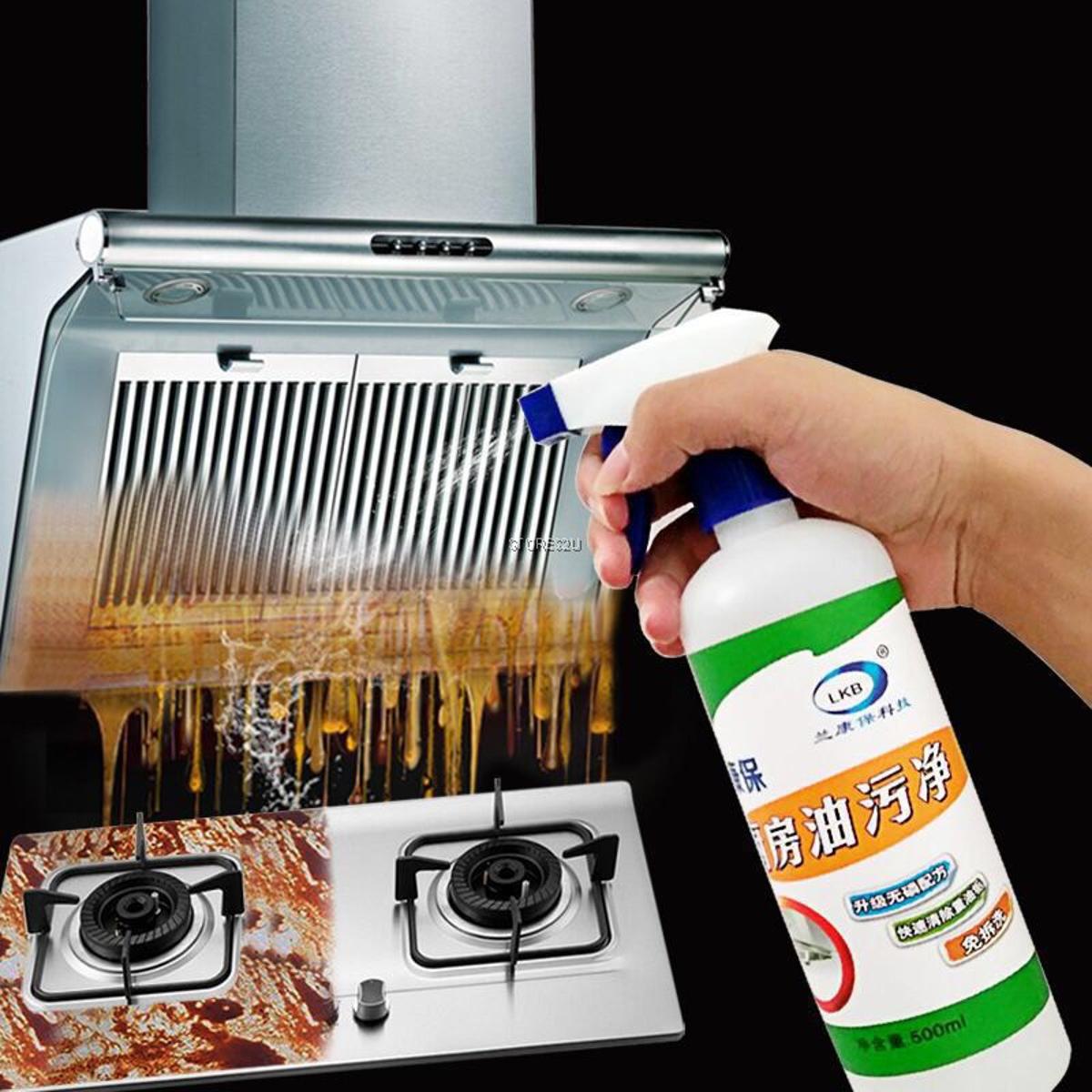 Picture of Strong Kitchen Cleaner Spray - 450Ml Of Glass Cleaner For Streak-Free Brilliance - Quick-Dissolving - Color-Safe Formula For Effortless Cleaning