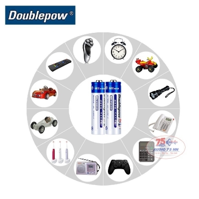 Picture of Doublepow AA Size 1.2V 600mAh Ni-MH Rechargeable Battery for Trimmer/Hair Clipper Machine, Toys etc - 2 Pieces ( Blue )