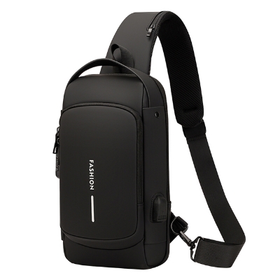 Picture of Men Multifunction Anti-Theft Usb Shoulder Bag Crossbody Bag Travel Sling Bag Pack Messenger Pack Chest Bag For Male - Bag