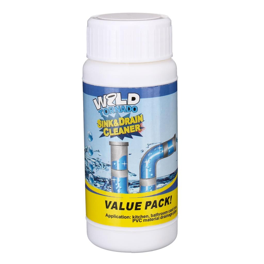 Picture of Pipe Drain Cleaner Kitchen Sink Toilet Drain Cleaner Block Unblock Powder Pipeline Clean Unblocker