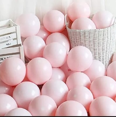 Picture of Light Pink Balloon - 15 Pieces - Pink