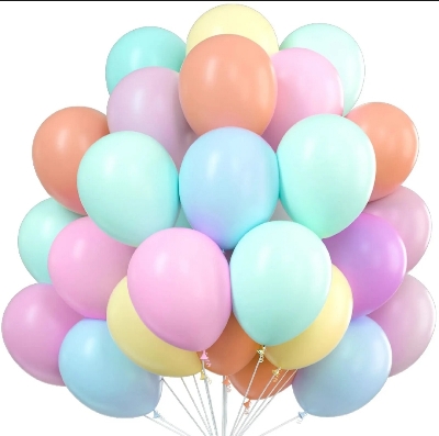 Picture of Pastel Balloons (Macaron Balloon) - 15 Pieces   (Green)