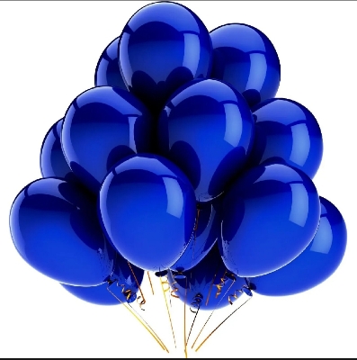Picture of Blue Balloon - 15 Pieces (Premium Quality)   (Blue)