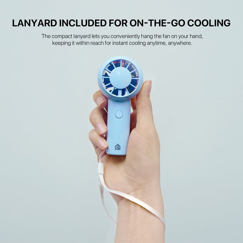 Picture of USB type c Mini high-speed  rechargeable handheld turbo pocket cooling fan 3 speed mood(fan pac)
