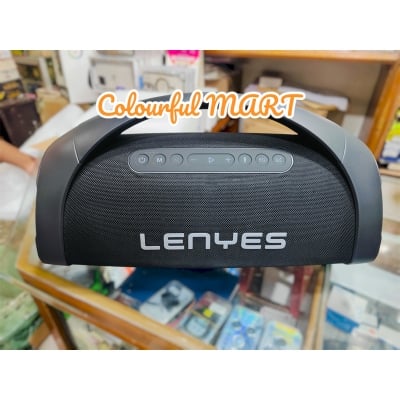 Picture of LENYES S873 PARTY SPEAKER 400WATT WITH 2 MICROPHONE(Black)