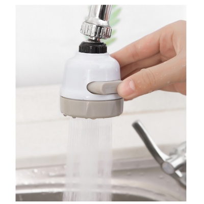 Picture of New Movable Kitchen Tap Head  360° Rotatable Water Spray ABS Sink Faucet Spray Head Tap  Splash Filter Water Saving Pressurization Nozzle Bubbler Connector 3 Modes Adjustment(3 speed shower head)