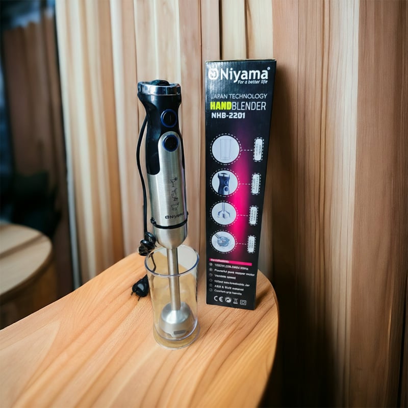 Picture of NIYAMA Electric Hand Blender/ Hand Mixer/ Egg Beater 1500 watt copper motor  niya-ma NHD 2201(niyama hand blender)