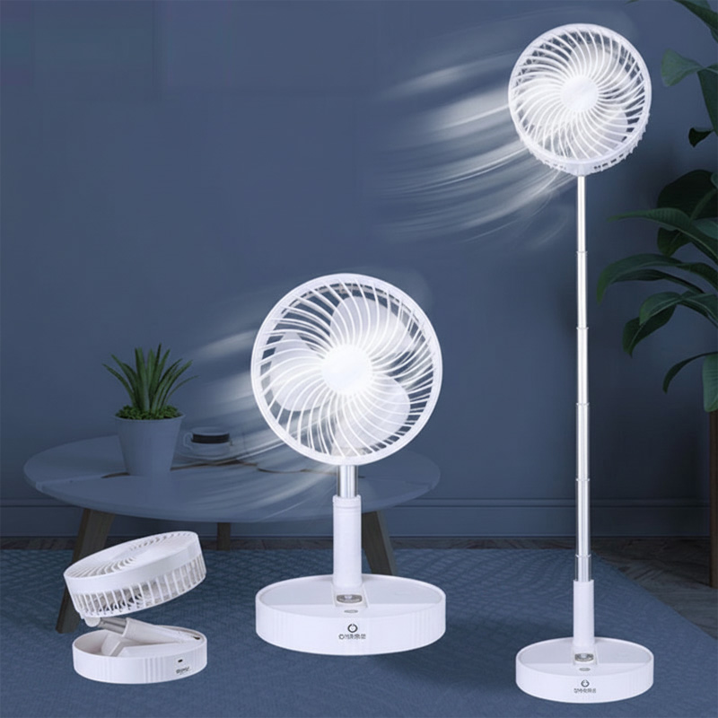 Picture of Multifunctional folding retractable fan dormitory usb charging fan silent portable fan floor standing desktop fan(5056 stand fan)