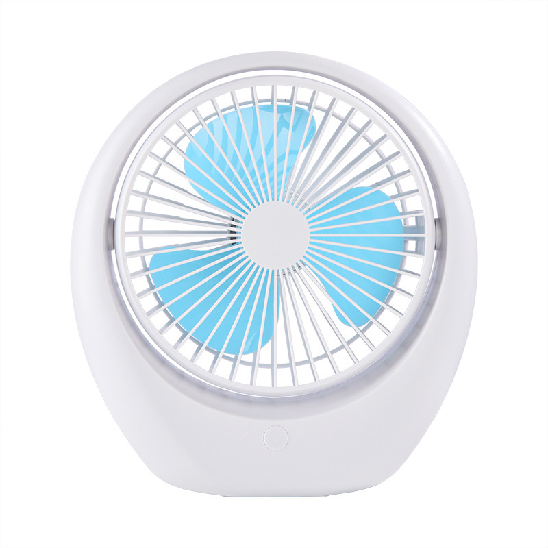 Picture of Rechargeable Mini Fan With Side Light 3-Speed Switch USB Port(multicolor 2)