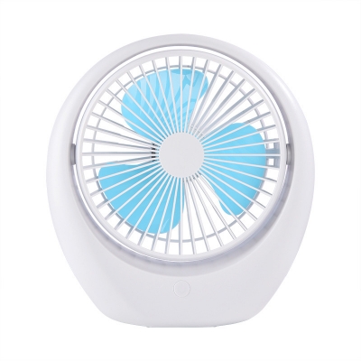 Picture of Rechargeable Mini Fan With Side Light 3-Speed Switch USB Port(multicolor 2)