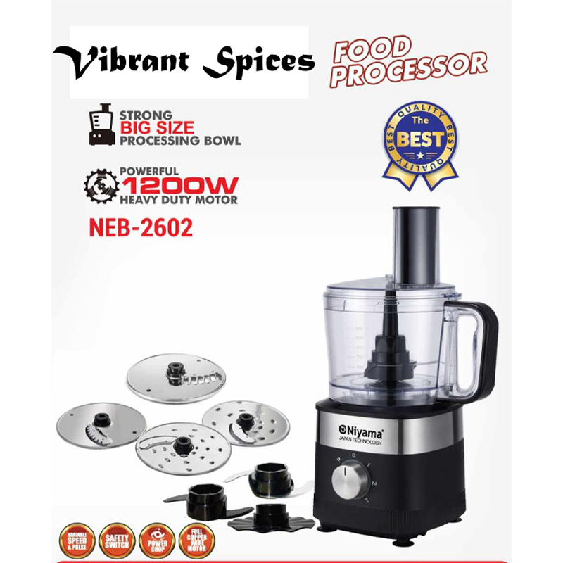 Picture of NIYAMA Multifunctional food processor heavy duty japani technology(1200 watt niyama)