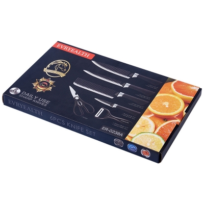 Picture of Kitchen tools 6 Pcs Set Non-Stick Coating Stainless Steel(6 pcs set with sharpner)