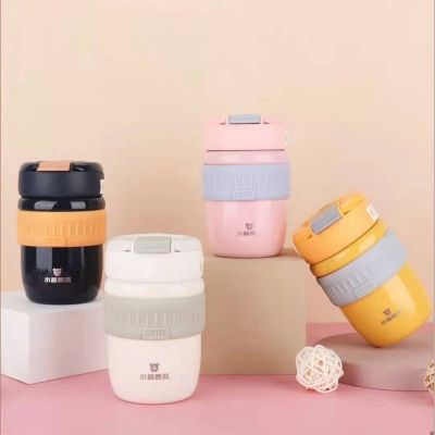 Picture of Mini Coffee thermos Mug Sealed Leak Proof Drinking Cup Portable Home Office Girls/gents Coffee Milk Tea Thermos Cup(multicolour 1 pcs)