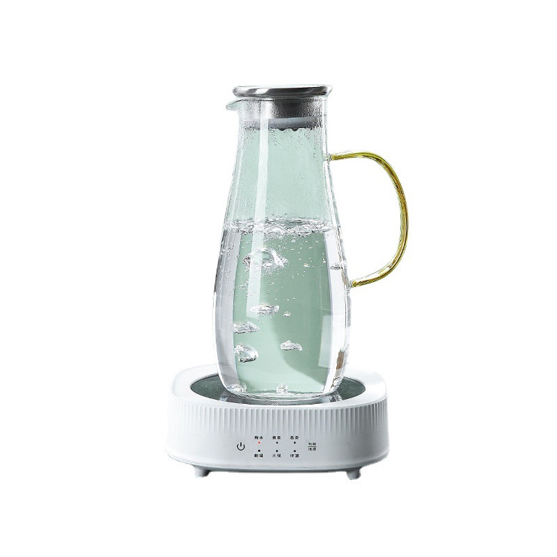 Picture of 1 pcs BOROSILICATE PITCHER, GPH28HA, 1900 ML golden Heat resistant(white clear 2 litter,1.800)