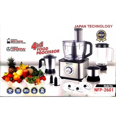 Picture of NIYAMAmultifunctional food processor  heavy duty japani technology(1200 watt)