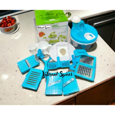 Picture of 11 in 1  multi-functional vegetable cutter grid household kitchen utensils cutting fruit potato grater dicing slicer(vegetable cutter 11 in 1)