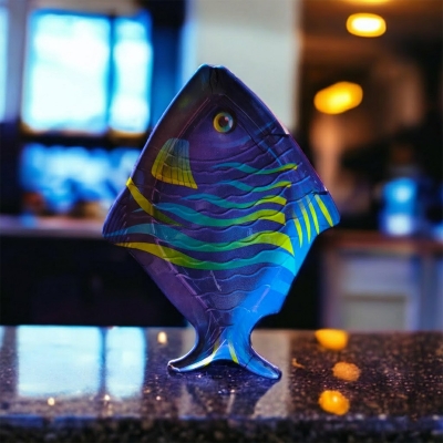 Picture of new Excusive Fish Design Serving Dish / Plate 12" Inch, Oven Proof melamine(fish shape new design 1pcs)