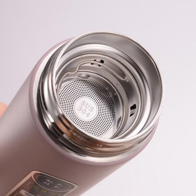 Picture of Keelorn Double Layer 500ml Vacuum Flasks Thermoses Cup Business Coffee Mug Thermoscup Stainless Steel vacuum flasks for Car Water Bottle(gold)