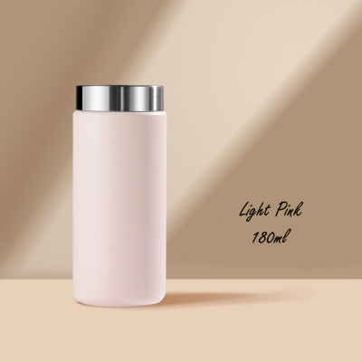 Picture of 180ml stainless steel 5 layer water bottle manufacture professional outdoor thermos bottle(Light pink)