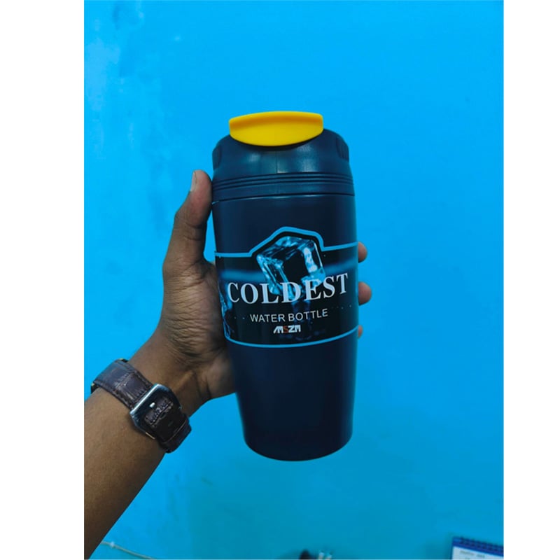 Picture of 1Pcs 500Ml 5 Layer Stainless Steel 304 Coffee Mug Leak-Proof Thermos Milk Mug Travel Cup Household Gifts - Water Bottle(multicolour)