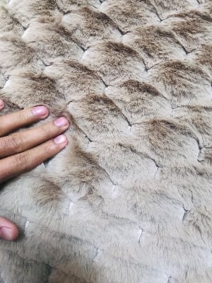 Picture of Rabbit Fur Style Faux Fur Carpet Premium Quality | Soft Fluffy Rug for Bedroom & Living Room