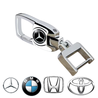 Picture of Premium Metal Car Logo Keychain – BMW | Mercedes | Honda | Toyota Stylish Key Ring