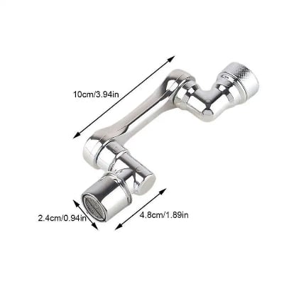 Picture of Dual Mode Faucet Nozzle Extender – Perfect for Kitchen and Bathroom - Silver