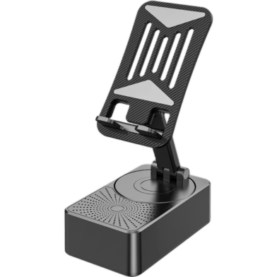 Picture of 3-in-1 Phone Stand with Wireless Speaker | Anti-Slip Base | HD Surround Sound | Compatible with iPhone & Smartphones | Cool Gadget