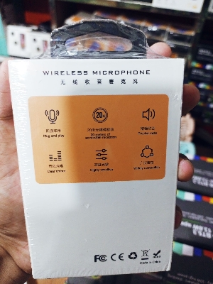 Picture of J13 Portable Wireless Dual Lapel Lavalier Microphone | Dynamic Mic with Charging Case | 20Hz–20kHz Frequency for Live Teaching & Phone Recording