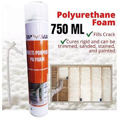 Picture of Expanding Multi-Purpose PU Foam Spray 750ML | Insulation & Gap Filling Foam for Construction & Home Use - White