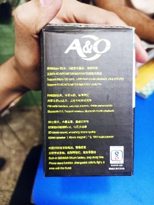 Picture of AQ-556 RGB Flashlight Wireless Bluetooth Speaker | FM Radio | Stable Performance | Bluetooth 5.0 Portable Speaker - Multicolor