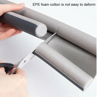 Picture of Multifunction Door Bottom Seal Strip | Under Door Sweep Weather Stripping | EVA Foam Dust Stopper & Soundproofing - Multicolor