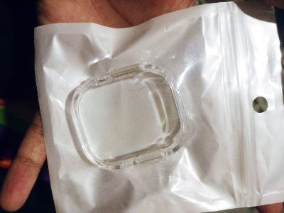 Picture of Transparent TPU Bumper Case for Ultra Smartwatch 49mm | Clear Shockproof Protective Cover - White