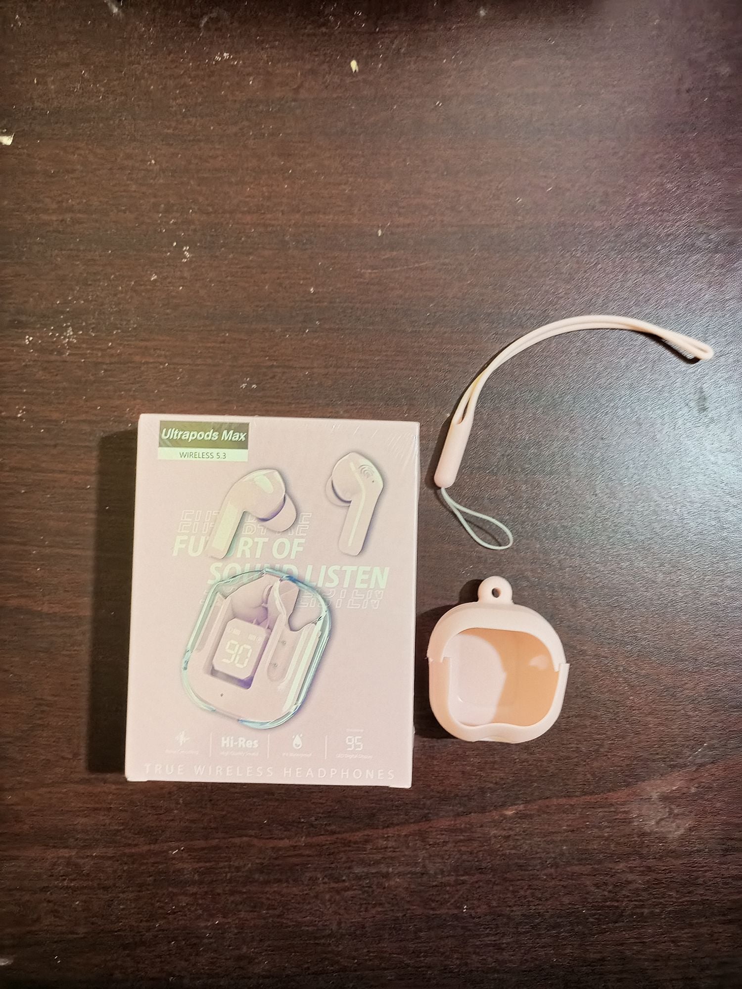 Picture of Ultrapods Pro Max TWS Wireless Bluetooth Headset Waterproof Noise Cancelling Led Earbuds - Multicolor