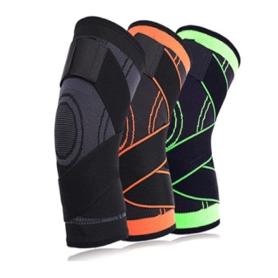 Picture of 1 pcs Knee Compression Sleeve With Patella Stabilizer Straps - Multicolor,Int: One size