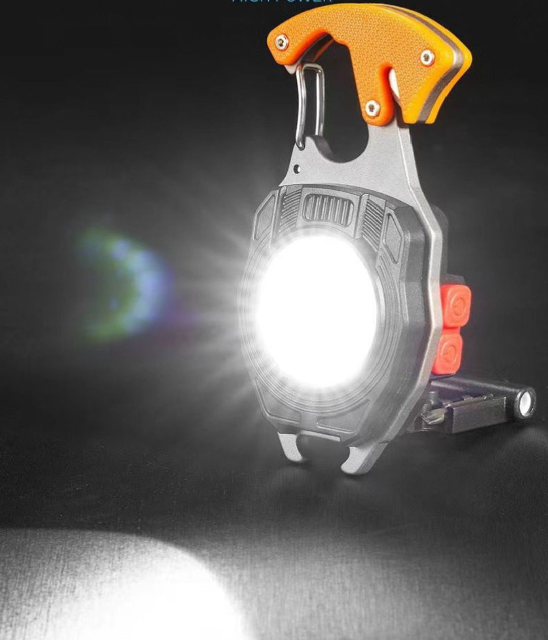Picture of Keychain with High-Power LED Light & USB Rechargeable Lighter | Portable Mini Torch & Electric Lighter Combo