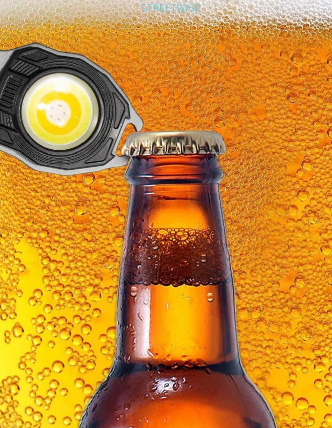 Picture of Keychain with High-Power LED Light & USB Rechargeable Lighter | Portable Mini Torch & Electric Lighter Combo