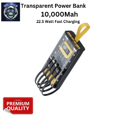 Picture of Transparent PD-10  10000 mah powerbank 22.5W fast charging