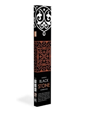 Picture of Black Stone Incense Sticks , 1 Packet of 13 Sticks Agarbatti, Darshan India