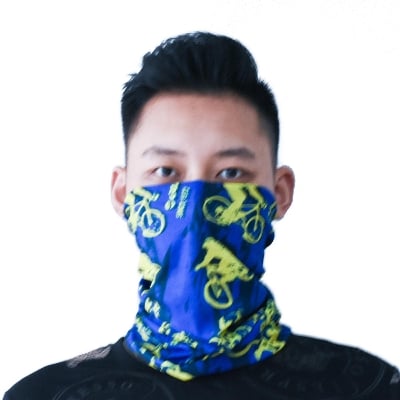 Picture of Half Face Handkerchief Multicolor- MultiColor