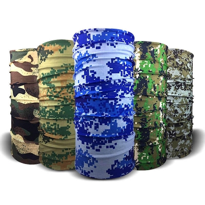 Picture of 4 Pcs Half Face Handkerchief Multicolor- MultiColor