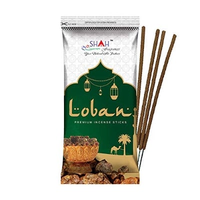 Picture of Shah fragrances Loban Zipper Incense Sticks (140 GMS) , 50 to 55 Sticks with burning time of 40 to 45 mins approx.
