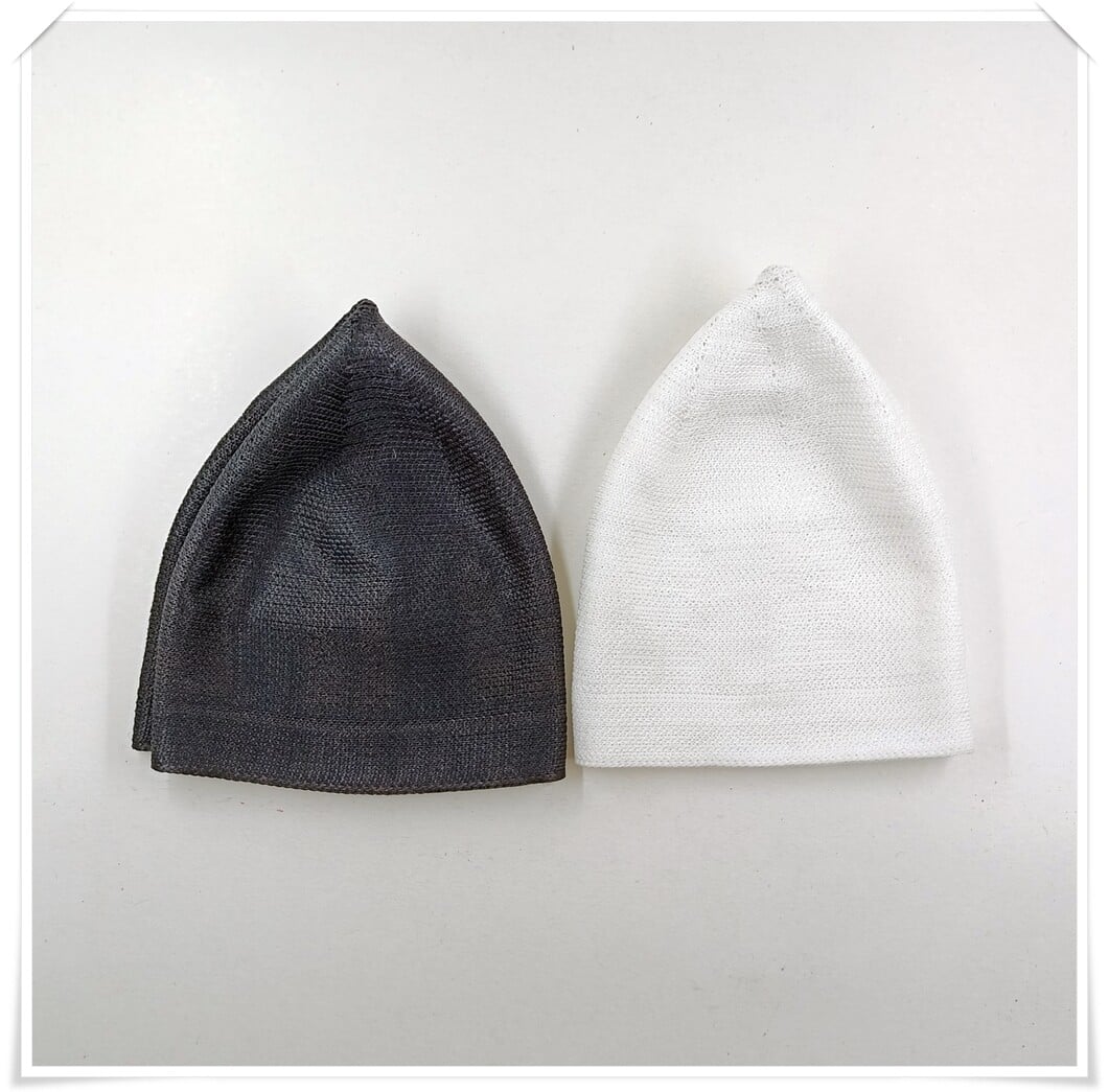 Picture of Islamic Product - free size White - Black and Green TUPI for Man and Boy 1 ps - Cap