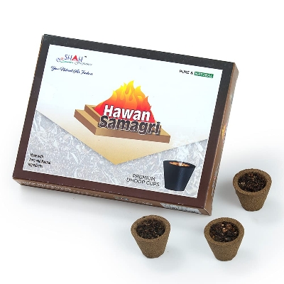 Picture of Shah Fragrances Premium Hawan Samagri Sambrani Cup Dhoops