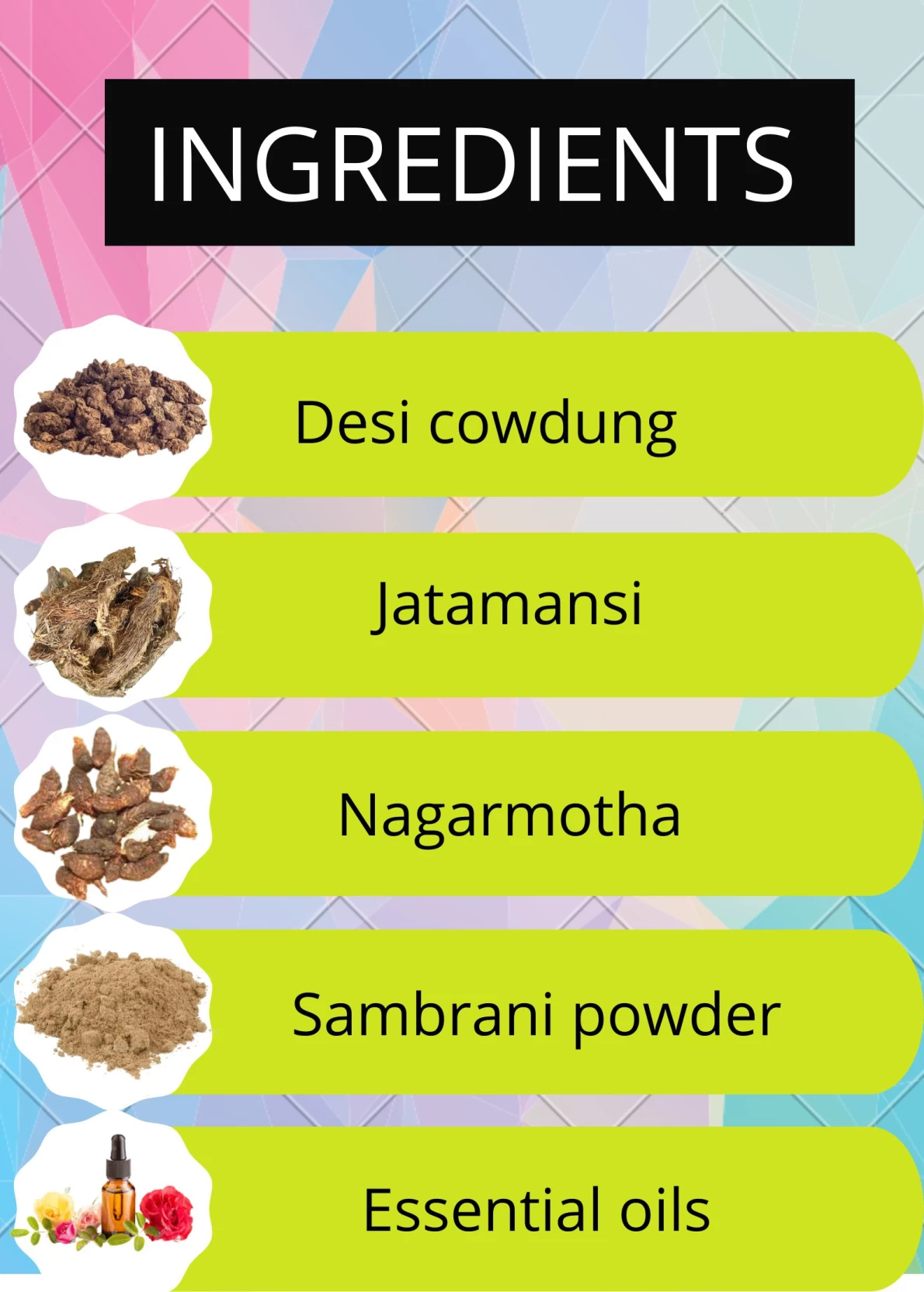 Picture of Agarbatti dup agarbatti Gaumayam Herbal Hawan Cup resin benzoin agarbatti